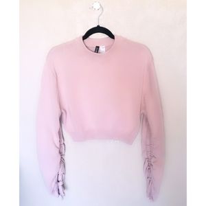 Crop Blush Pink Sweater